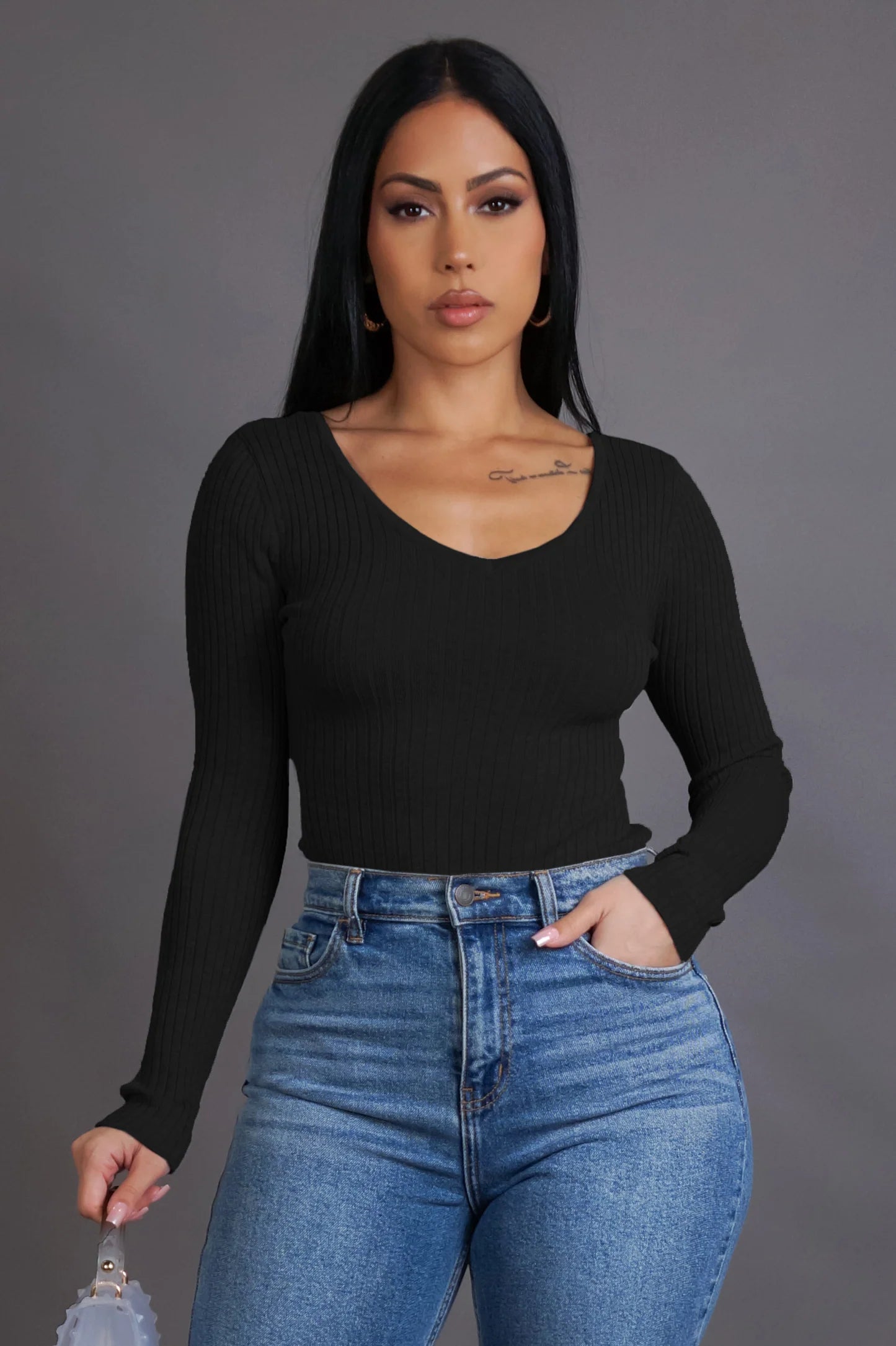 ribbed sweater one piece - Beloved Apparels
