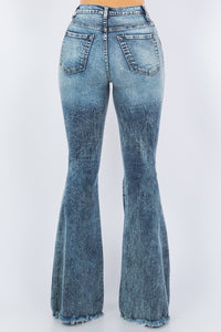 Storm Bell Bottom Jean- 32" Inseam - Beloved Apparels