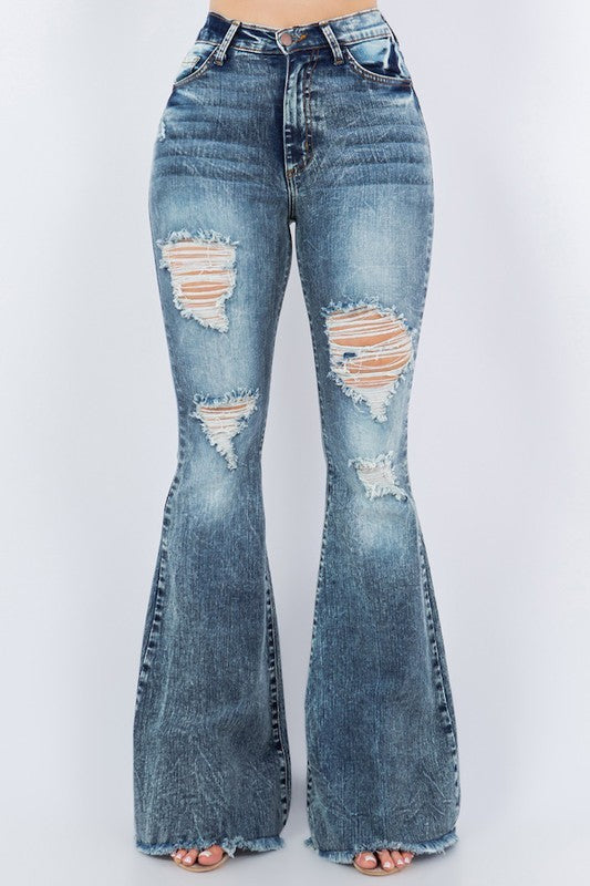Storm Bell Bottom Jean- 32" Inseam - Beloved Apparels