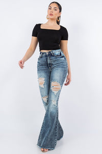 Storm Bell Bottom Jean- 32" Inseam - Beloved Apparels