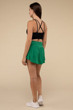Load image into Gallery viewer, Wide Band Tennis Skirt with Zippered Back Pocket - Beloved Apparels
