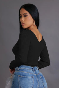 ribbed sweater one piece - Beloved Apparels