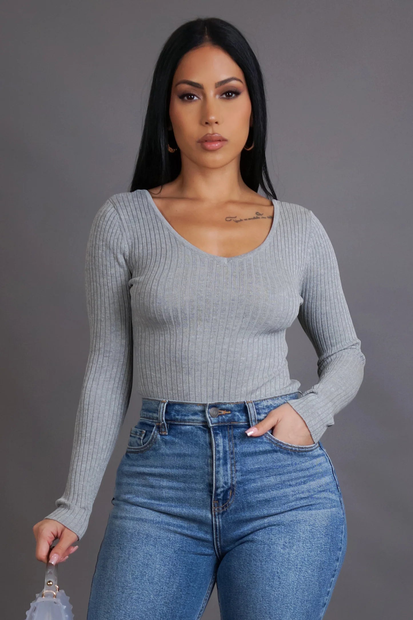 ribbed sweater one piece - Beloved Apparels