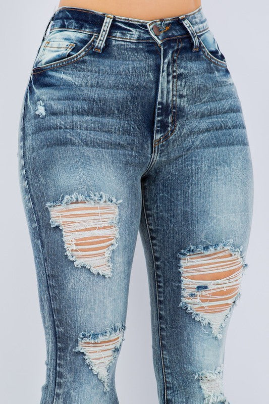 Storm Bell Bottom Jean- 32" Inseam - Beloved Apparels