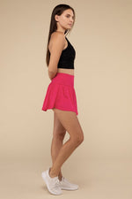 Load image into Gallery viewer, Wide Band Tennis Skirt with Zippered Back Pocket - Beloved Apparels
