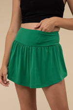 Load image into Gallery viewer, Wide Band Tennis Skirt with Zippered Back Pocket - Beloved Apparels
