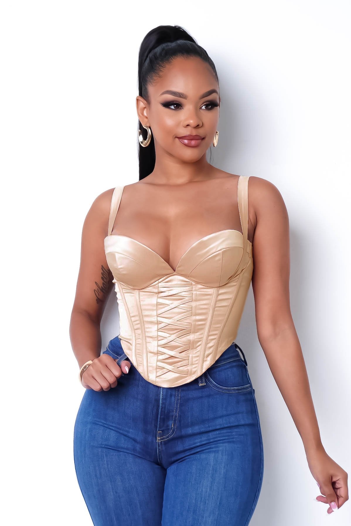 Queen B Corset Top - Beloved Apparels