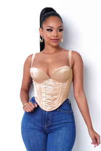 Queen B Corset Top - Beloved Apparels