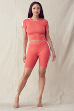 Load image into Gallery viewer, Good Girl Biker Shorts set - Beloved Apparels
