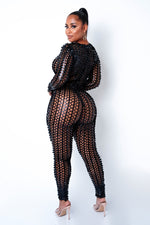 Load image into Gallery viewer, Hole Lotta Body JumpSuit - Beloved Apparels
