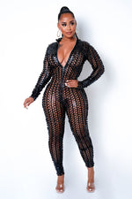 Load image into Gallery viewer, Hole Lotta Body JumpSuit - Beloved Apparels
